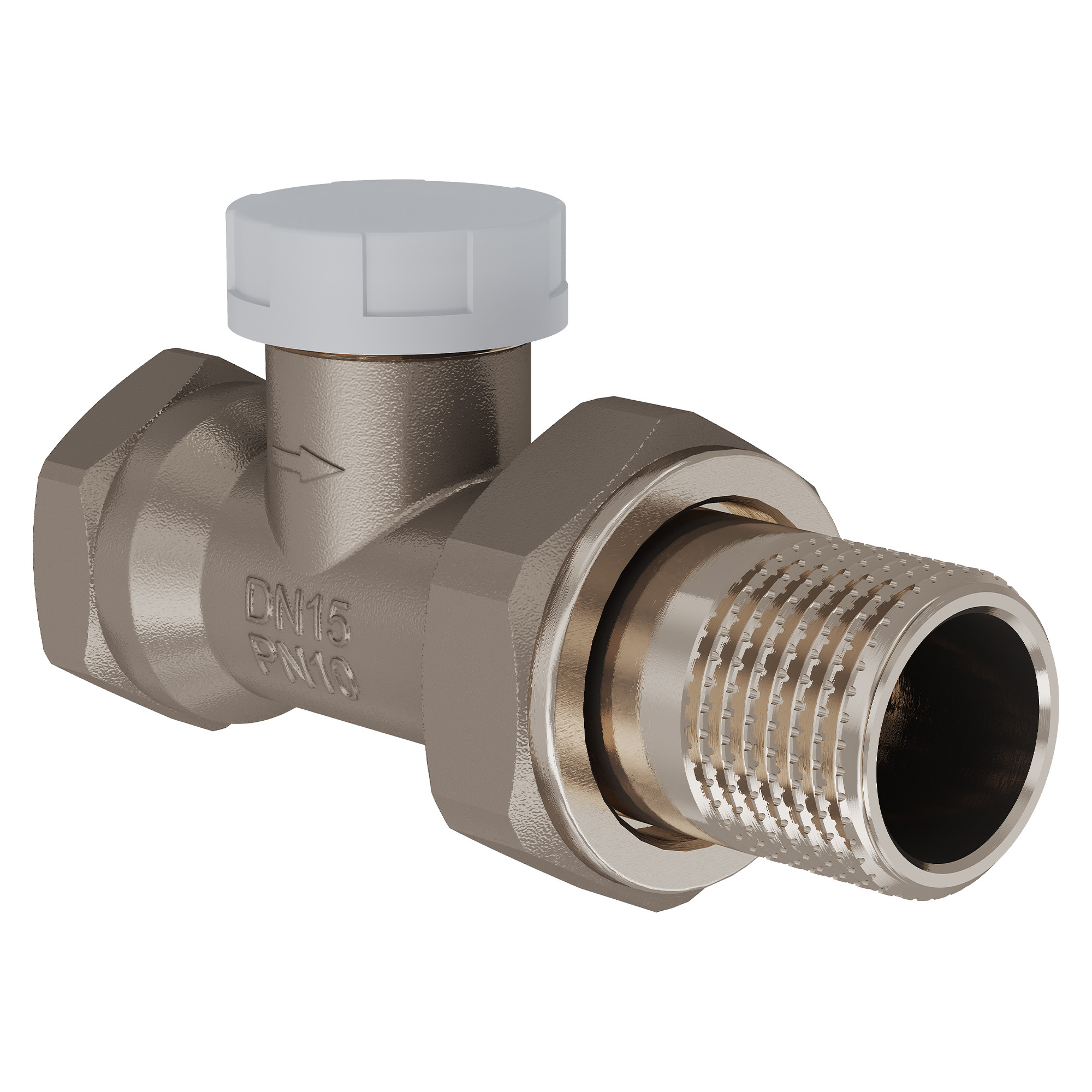 Клапан запорный прямой Royal Thermo 1/2″